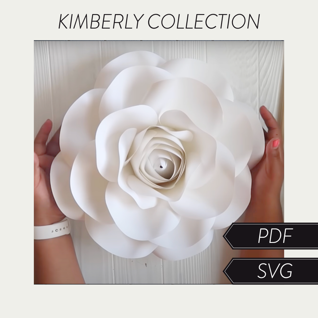 Paper Rose "Kimberly" Collection SVG & PDF