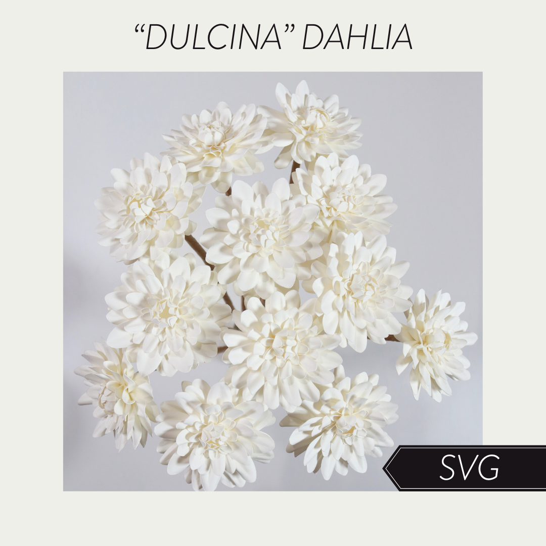 Mini Paper Dahlia "Dulcina" SVG